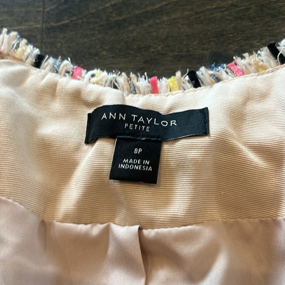 Ann Taylor 8P tweed blazer NWOT - Picture 3 of 4